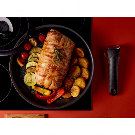TEFAL pannikomplekt Ingenio Eco Resist L3979102 24/28cm sobib halogeenpliidile, induktsioonpliidile,