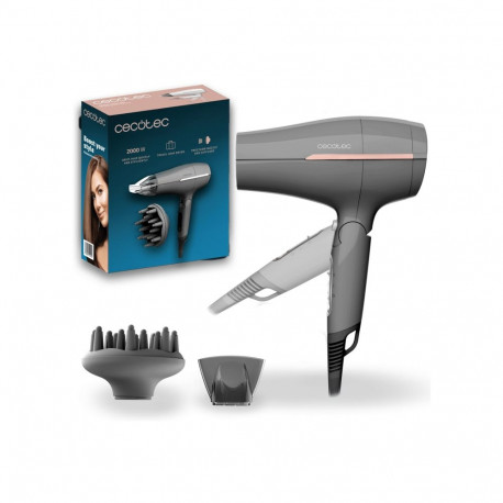 Cecotec Hair dryer | IoniCare Power&Go Heaven | 2000 W | Number of temperature settings 2 | Ionic fu