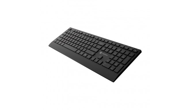 Natec Keyboard and Mouse | Stringray 2 | Keyboard and Mouse Set | Wireless | US | Black