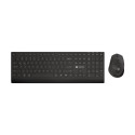 Natec Keyboard and Mouse | Stringray 2 | Keyboard and Mouse Set | Wireless | US | Black