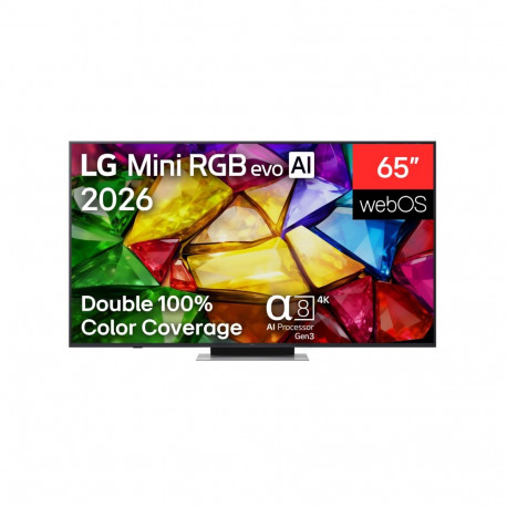 LG 4K evo AI Mini RGB TV | 65MRGB87B3B | 65 | Smart TV | webOS | UHD | Black