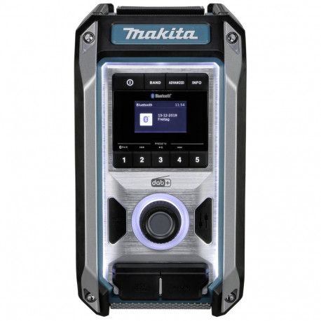 Makita DMR115 FM/DAB bluetooth AUX USB raadio 12/14,4/18V