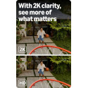 Amazon security camera Blink Outdoor 2K+ (3 Camera System), white
