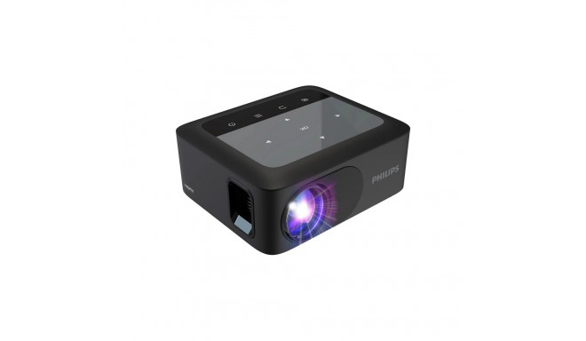 Projector - Philips N-110 720p HD Wireless Mini Projector Black