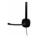 Logitech H151 Stereo Headset Black