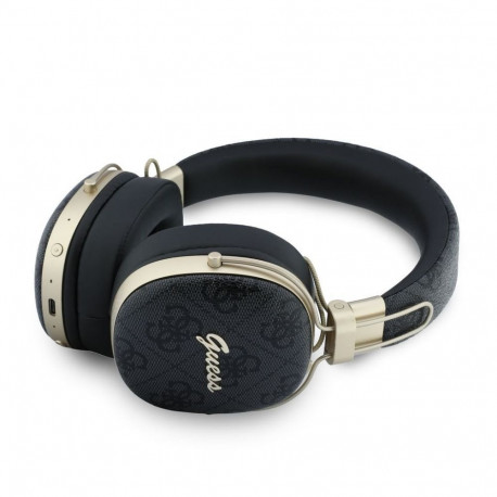 Guess 4G Metal Script Logo ENC Wireless Headphone Black