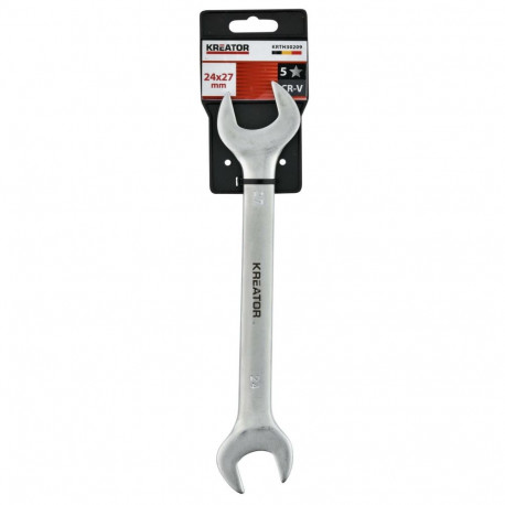 Kreator kahepoolsed mutrivõti KRTH30209, 250mm, 24mm, 27mm, kroom-vanaadium