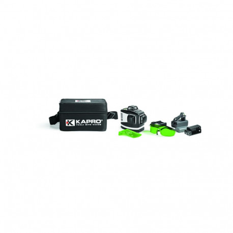 Kapro 883HG 3D cross-line laser with green beam in soft case