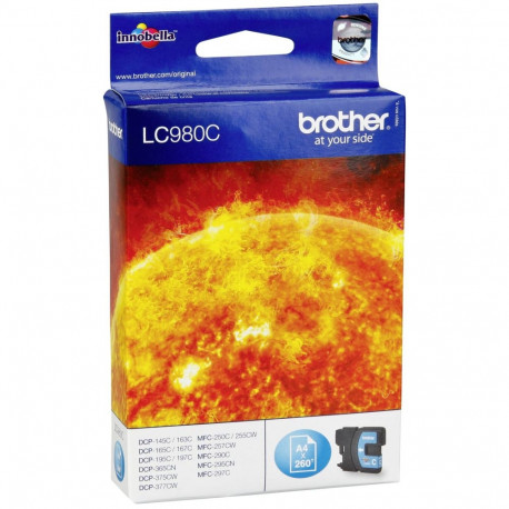 Brother ink cartridge LC-980 C, cyan