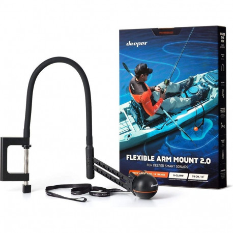 Deeper Deeper Flexible Arm Mount 2.0 Black  Sonar mount