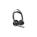 POLY Voyager Focus 2 USB-C-C Headset +USB-C/A Adapter +Charging Stand