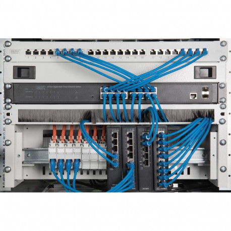 Digitus DIN-liistu paneel 482.6mm (19") rack-kinnitusega 3U