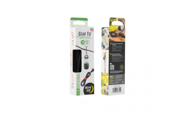 Nite Ize kaablisidemed Gear Tie 12 Pro 12tk, must
