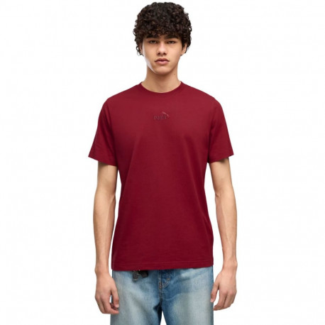 Koszulka męska Puma ESS Small No.1 Logo Tee bordowa 692912 23 XL