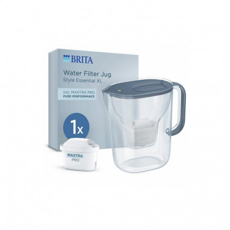 Brita veefiltrikann Style XL 3,6l, kivisinine (4006387140649)