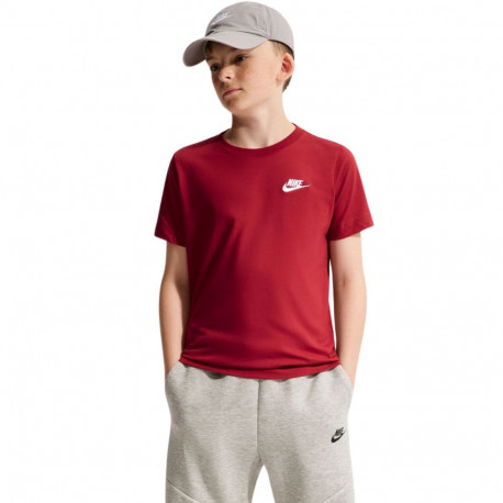 Koszulka dla dzieci Nike Sportswear czerwona FZ5177 608 M