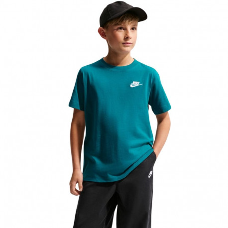Koszulka dla dzieci Nike Sportswear zielona FZ5177 372 M