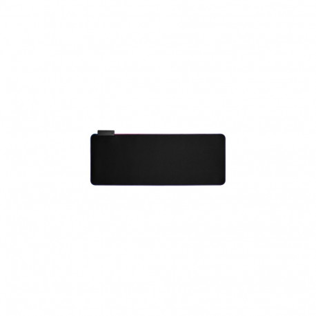 Gaming Mouse Pad - Lumi Legend RGB Mouse Pad with 4-Port USB Hub Black