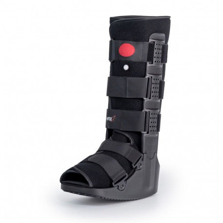 Long Ankle-Foot Orthosis "AIR WALKER BASIC" O-1181/L REHAFUND, Black