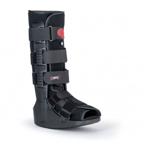 Long Ankle-Foot Orthosis "AIR WALKER BASIC" O-1182/S REHAFUND, Black