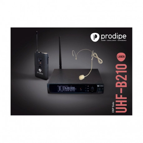 Prodipe juhtmevaba peakomplekt B210SOLO DSP UHF F5