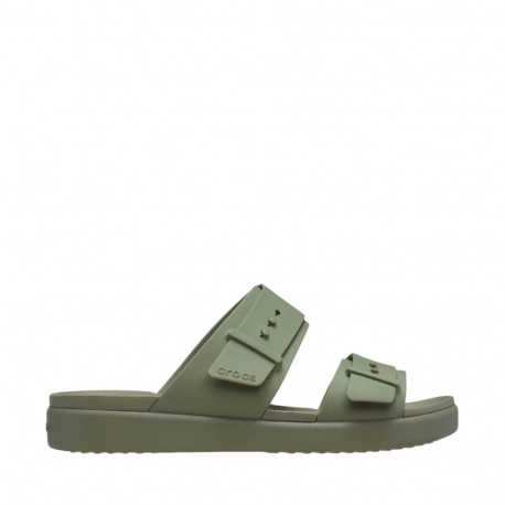 Crocs naiste plätud Brooklyn Buckle Low 211215 3BX 39-40, roheline