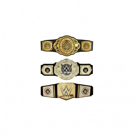 WWE Championship Title, Role-Play & Costume, Leather-like Belt 3+ Feet with One-Time Adjustment 