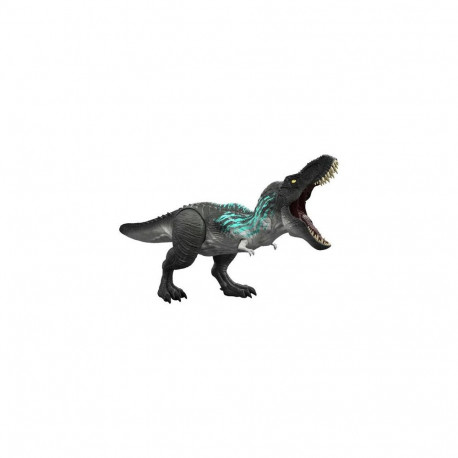 Jurassic World Muscle Madness Tyrannosaurus Rex Action Figure, T-Rex with Grow Feature & Roar