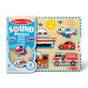 MELISSA & DOUG helidega pusle Sõidukid