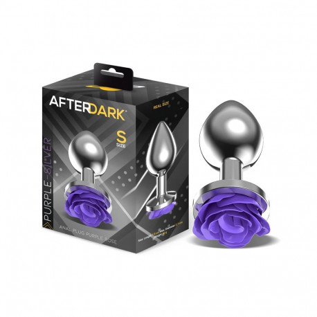 Metallist anaalpistik roosi alusega suurus S, lilla