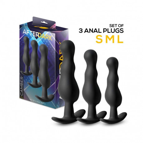 Camber Set of 3 Anal Plugs