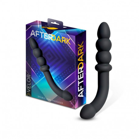 Velor Double Anal Massager Silicone