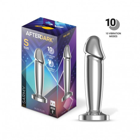Sarmy Anal Plug with Vibration Magnetic USB Size S