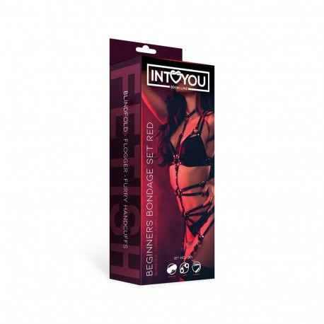Beginners Bondage Set 3 Pieces Red