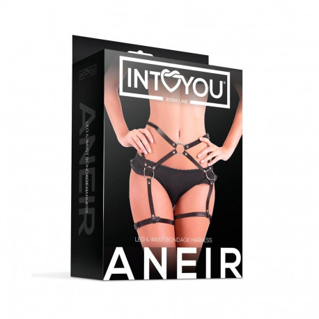 Aneir Leg and Wait Bondage Harness Adjustable