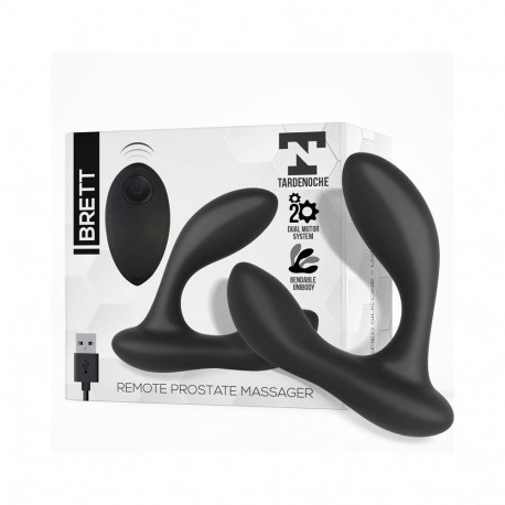 Brett eesnäärme masseerija kaugjuhtimispuldiga USB vedelsilikoonist