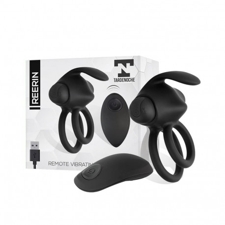 Reerin Dual Vibrating Ring USB Remote Control USB Silicone
