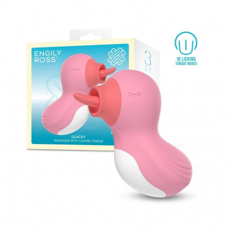 Quacky Massager with Licking Tongue