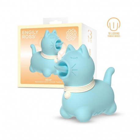 Meow massaažiseade lakkava keelega