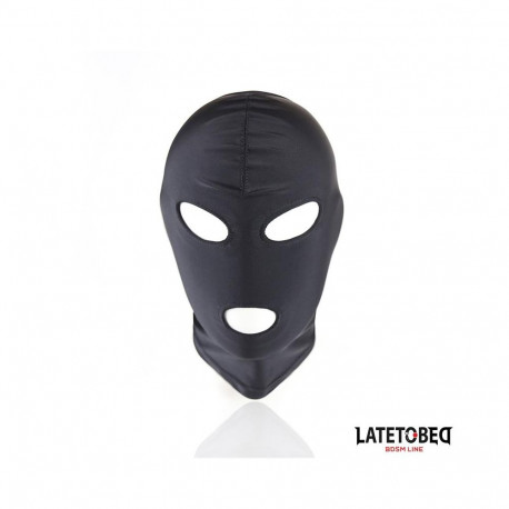 Open Mouth and Eyes Hood Black
