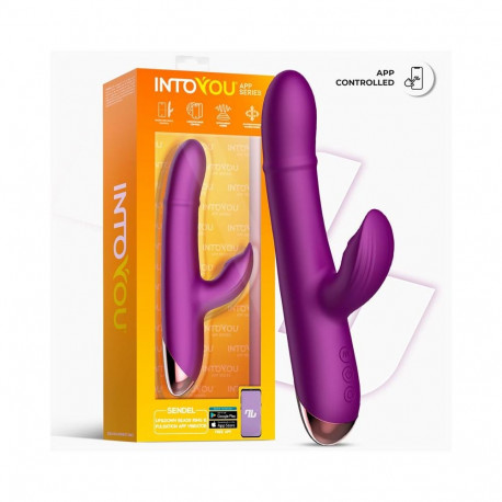 Sendel Vibe with Up and Down Internal Beads Ring and Pulsation with App
