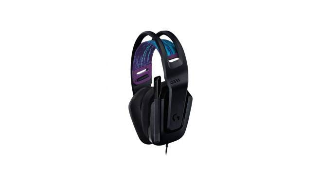Logitech mängukõrvaklapid G335 3.5mm täissuurused mikrofoniga, must