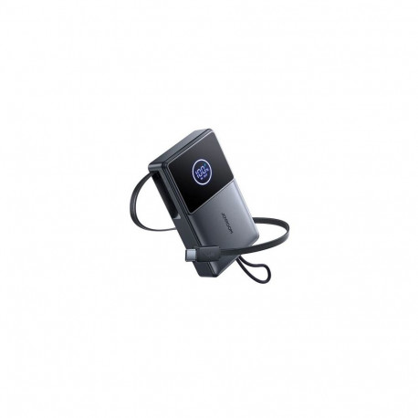 Joyroom Power Bank with Digital Display, C+U+U, PD 22.5W, 10000 mAh with Built-in Retractable Type-C
