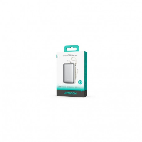 Joyroom Power Bank with Digital Display Type-C, PD 22.5W, 20000 mAh with built-in Double Type-C Cabl