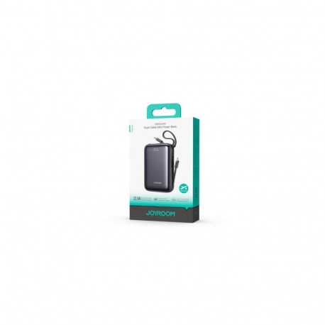 Joyroom Power Bank with Digital Display Type-C, PD 22.5W, 20000 mAh with built-in Double Type-C Cabl