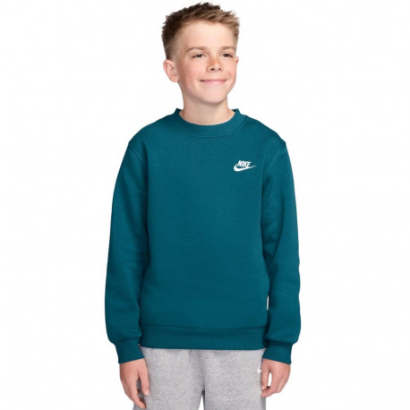 Bluza dla dzieci Nike Sportswear Club Fleece zielona FD3006 372 M