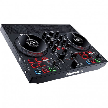Audio Mixer - Numark Party Mix Live DJ Controller With Built-In Speakers And LED Lights