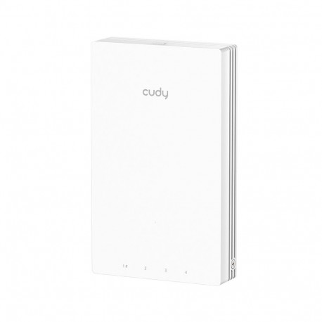 Cudy juurdepääsupunkt AX3000 Wi-Fi 6 seinaplaadile paigaldatav gigabitine 2976Mbit/s PoE, valge