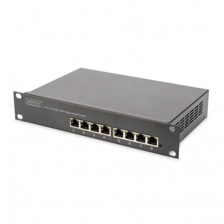 Digitus gigabit ethernet-lüliti 10" 8-pordine haldamata