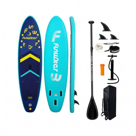 Paddleboard - FunWater SUPFW71A Inflatable, Non-slip, 3.5m, Navy Blue